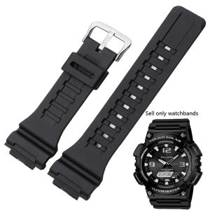 Silicone Watchband for Casio AQ-S810w 800 W-735H TRT-110H AEQ-110w AE-1000W W-735H SGW-300H MRW-200H F-180WH Watch strap