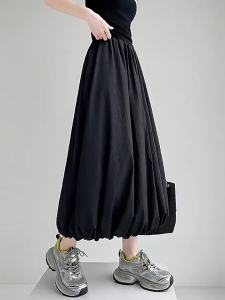 puella | Chân Váy Hoa Bụi Phong Cách Thể Thao Mùa Hè Cao Waist Loose Fit Giảm Béo