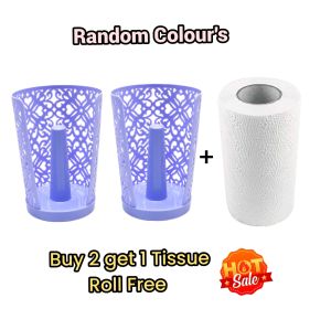Tissue Roll Holder plastic Tissue holder pemegangBekas tisu plastic