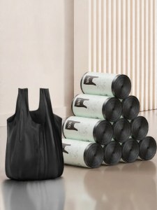 AIRUCHU | Durable Hand-Held Garbage Bags for Bathroom Large Size