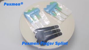 Pexmen Finger Splint Finger Brace for Index Middle Ring Fingers Straightening Arthritis Knuckle Immobilization