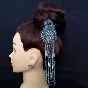 ปิ่นปักผมลายนกยูง ปิ่นล้านนา ปิ่นเจ้าสาว ปิ่นเจ้านาง เครื่องประดับชูดไทย ราคาถูกสวยงามตามประเพณี ส่งจากประเทศไทย มีของพร้อมส่ง