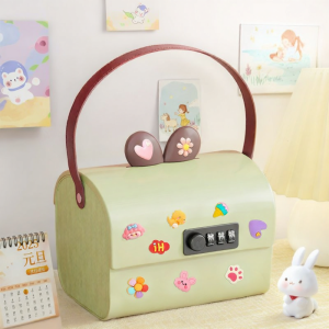 AMU·PIGGY | Lockable Storage Box with Password Protection
