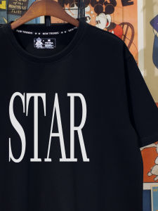 Áo Thun Nữ Tay Ngắn Dáng Rộng Mùa Hè 2025 Phong Cách Hip Hop in Chữ Cổ Tròn Tay Ngắn Thường Ngày Bằng Cotton Thoáng Khí