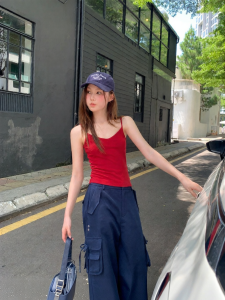 NIHAOKANONG | Áo Camisole Thiết Kế Elegance Ôm Sát