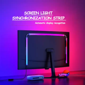 Computer monitor ambient backlight - 24-inch computer screen synchronous spotlight strip suitable for gaming desktops