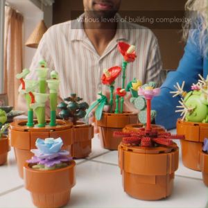 LEGO BOTANICALS ICONS 10329 Đồ chơi lắp ráp Bộ sưu tập Hoa xương rồng (758 chi tiết)