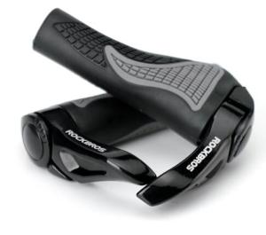 Tay Lái Xe Đạp 2 Màu Nhôm Barend Xe Đạp MTB Thanh Đẩy Tiện Dụng Trên Xử Lý Grips & Cao Su Kết Thúc Thành Phần Thanh Nắm Mềm