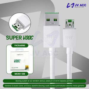 KABEL DATA CHARGER OPPO MICRO USB VOOC F5 F7 F9 F1 PLUS R15 ORIGINAL