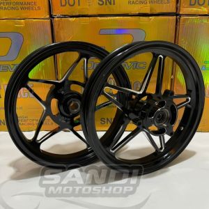 Velg Racing Delkevic X1 Nmax new & Nmax old / Pelek Delkevic 185/215-14 Nmax new & Nmax old