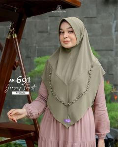 hijab Arrafi jilbab kerudung instan bergo Arrafi AR 691hijab daily pet antem terbaru