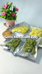 Aluminium Semi Metalised NO ZIP Bag (Ao bag) (50pcs)