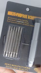 Obeng Kombinasi MINI SET 7 PCS Chrome Vanadium