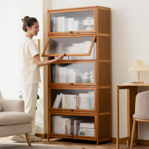 Child-Friendly Multi-Layer Wooden Shelf