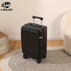 New 2025 Luggage 20 Inch Boarding Multi-Function Front Opening 24 Inch Charging Port Pull Rod Travel Suitcase 28 Inch