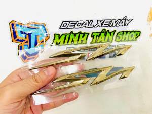 Tem zin Sh 350i chữ đen zin không túi sắc nét ( giá 1 cặp)