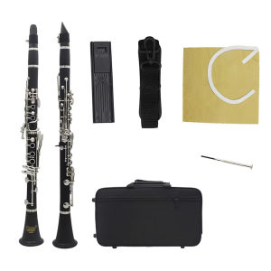 IRIN | IRIN IN-560 Bb Clarinet 17 Key B Flat Bakelite Clarinet Woodwind Instrument with Case Reeds Strap Cloth Parts & Accessories