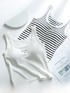 MiiOW | Áo ba lỗ không dây một mảnh MiiOW dành cho nữ mùa hè gợi cảm bằng vải Modal cạp cao có đệm ngực chống hở hang