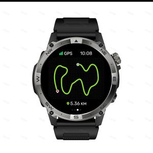 VWAR GPS Smart Watch 1.43” HD AMOLED Display Built-in GPS Compass Bluetooth Phone Calls Sports Smartwatch for Men Xiaomi Huawei
