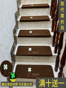 Self-adhesive Night Glowไม้บันไดเสื่อ กันลื่น พรมบ้านบันไดพรมประตูขั้นตอนสติกเกอร์กาวฟรีกาว