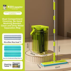 Homettler | Dry & Wet Lazy Person Mop No Hands Cleaning
