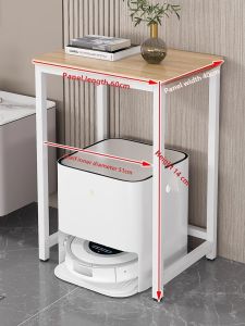 Modern Minimalist Small Desk Computer Table Writing Desk Vacuum Robot Storage Shelf Long 50 60 70 80 Student Study Desk