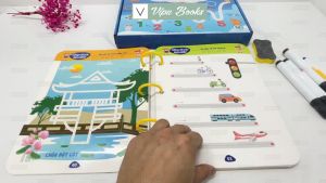 Bộ Tập Tô Vẽ Thông Minh Thanh Nga Xoá Được. Đồ Chơi Giáo Dục Toàn Diện Cho Bé