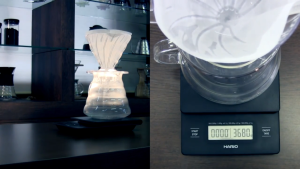 Cân điện tử pha cà phê Hario V60 Drip Scale VSTN-2000B (định lượng đến 2kg và đo thời gian rót)