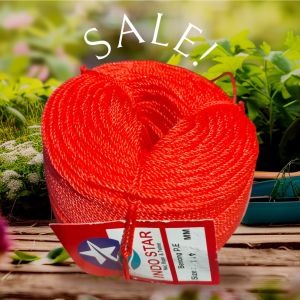 TALI TAMBANG 15MM / TALI TAMBANG KECIL WARNA / TALI TAMBANG PE WARNA / TALI LATO LATO / TALI TAMBANG LAYANGAN / TALI TAMBANG KECIL MURAH / TALI INDOSTAR