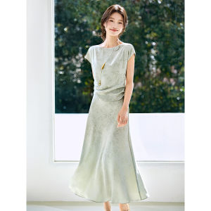MOHANYIMEI | Elegant New Chinese Style Fake Two-Piece Dress
