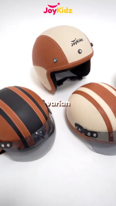 Helm Anak Retro Chips 2 3 4 5 Tahun Polos Lucu Imut Cewe Cowo Packing Kardus