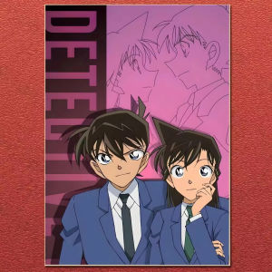 KAYOU | Digital Oil Painting By Numbers Detective Conan Anime Portrait DIY Hand‑painted Kit Unframed Living Room Wall Ornament Present