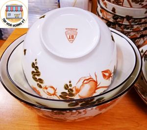 Tô bầu gốm sứ hoa văn Cotton - ĐK 15CM (CỠ 6) Tô Đựng Thực Phẩm Gốm Cao Cấp Tô Bầu Hình Tròn Trang Trí Tiệc Bát Gốm Sứ Chống Va Đập Tô Men Sáng Bóng Họa Tiết Tinh Tế - Lazada