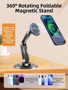 Piple | Đế Đỡ Điện Thoại Có Từ Tính Có Thể Xoay Gấp và Mở Rộng Đế Đỡ iPad cho Phát Sóng và Chụp Ảnh
