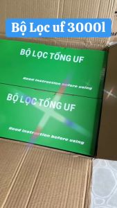MÀNG LỌC UF CÔNG SUẤT LỌC 3000L/h MÀNG LỌC UF VỎ INOAX 304.