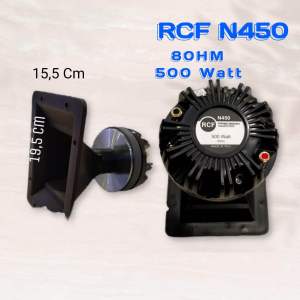 RCF Tweeter N 450 - Driver RCF N 450 plus Horn 19x15 Bahan PVC Tebal 80HM 500 Watt