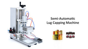 ZONESUN Semi Automatic Pneumatic Desktop Can Jar Glass Sauce Honey Bottle Twist Off Capping Machine ZS-XG450D