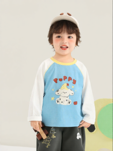 CUTEPANDAS | Áo Thun Bông Chống Khuẩn cho Trẻ Em