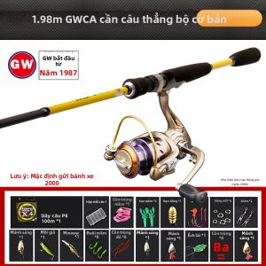 GW | Bộ Cần Câu Lure Hai Đầu Xoay & Ném 2.4m