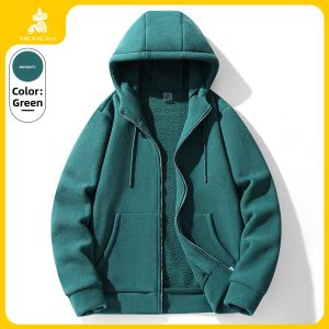 Mexican | Strawman Fleece Jacket Mens 2025 New Arrival Fall/Winter Outdoor Thickened Fleece Hooded Coat Womens Style