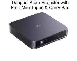Dangbei Atom Full HD1080P Laser Projector c/w Free Stand & Bag worth $199 First Google TV Laser Projector (1 Year Warranty)