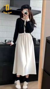 TINO TINO Women Skirt  Corduroy Rib Knitted Highwaist A Line Korean Skirt Style H1206 Premium Rib Knitted