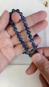 Collectors Grade Twinkle Starry Blue Snowy Stormy Aquamarine Bracelet
