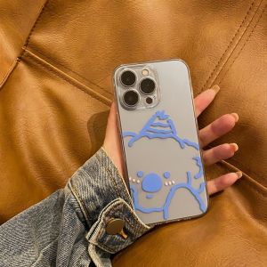 เคสโทรศัพท์ซิลิโคนใสบางเฉียบสำหรับ iPhone 16 pro Max สีเทาโลหะ 14 ฟากไกล 15P/12 ทรงเรียบง่ายสำหรับ iPhone XS 13