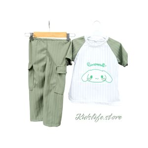 BAJU ANAK PEREMPUAN BAHAN KNIT CELANA CARGO MOTIF CIMAMOROL USIA 1-10TAHUN
