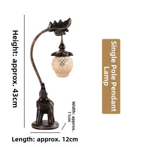 Retro Thai Style Decorative Lamp