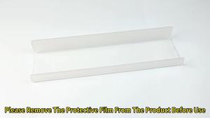 2PCS Clear Acrylic Floating Wall Shelves-Versatile Storage Solution for Bedroom Living Room Bathroom and Kitchen