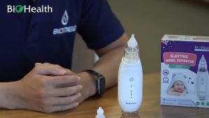 (HỎATỐC-1H) Máy hút mũi BIOHEALTH DQ21 mẫu mới 2022 dùng pin sạc - Cho người lớn và trẻ em - Hút dịch mũi gỉ mũi cao cấp - Chính hãng - Bảo hành 12 tháng