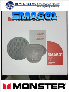 MONSTER SPEAKER MIDRANGE 8" RMS POWER (1PC) 130W MAX POWER (1PC) 1300W SENSITIVITY (Db/w/m): 94± 3dB Frequency Response: 92Hz - 20kHz Impedance: 4 OHMS