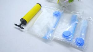 Vacuum storage bag 2X extra thick vacum plastic storage bag save 80% space compression bag travel bag kompres zip lock selaer bag